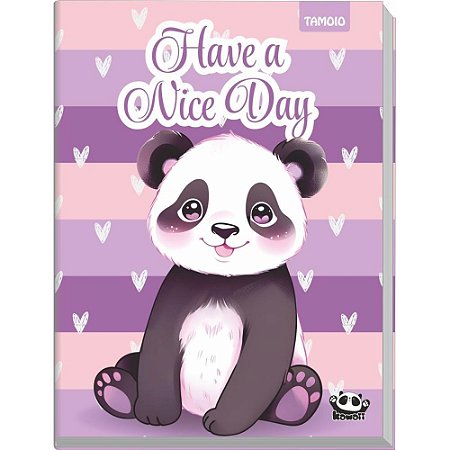 CADERNO BROCHURA 1/4 CAPA DURA KAWAII 96F - TAMOIO