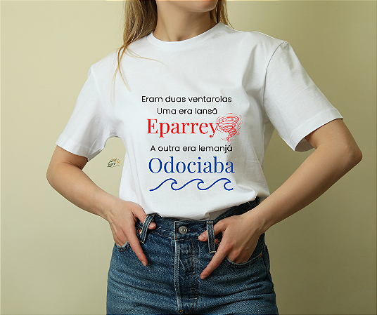 Camiseta “Eparrey & Odociabá” – Fé em Movimento