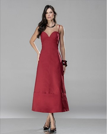 Vestido Midi Alfaiataria