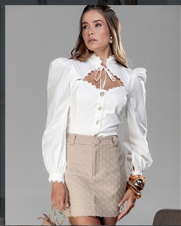 Camisa Rendas