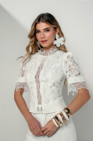 Blusa Renda