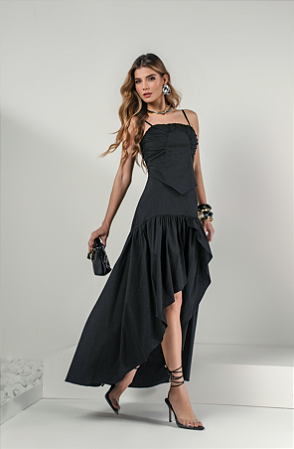 Conjunto Saia e Cropped