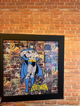 Quadro Personalizado Herói + Moldura