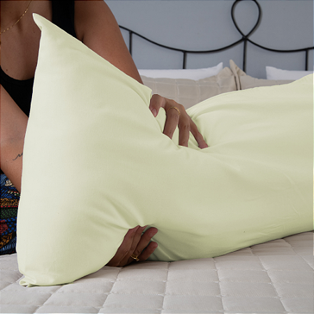 Capa Para Travesseiro Fofuxão 1 Peça 1,46m x 46cm 80% Algodão / 20% Poliéster Pe