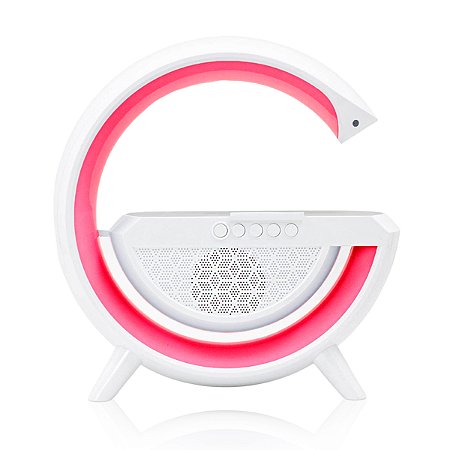 Caixa De Som Bluetooth Carregamento Por Indução Luminária Bluetooth Portátil