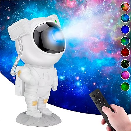 Projetor Luminária Abajur Estrelado Led Decoração