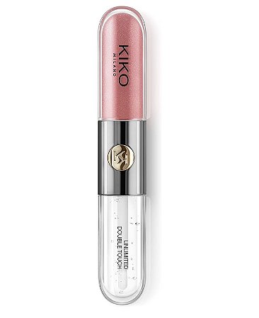 Unlimited Double Touch,KIKO MILANO, Batom e Gloss Cor: 112 Satin Peach Rose