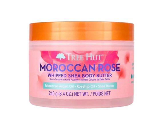 Tree Hut Whipped Shea Body Butter Moroccan Rose - Hidratante Corporal 240 ml