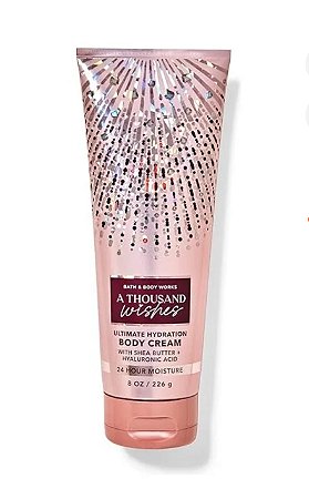 A Thousand Wishes Ultimate Hydration Body Cream - Bath E Body Works - 226ml -