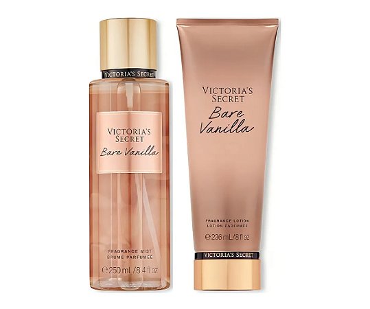 Kit Body Splash + Body Lotion Bare Vanilla Victoria's Secret 250ml+236ml