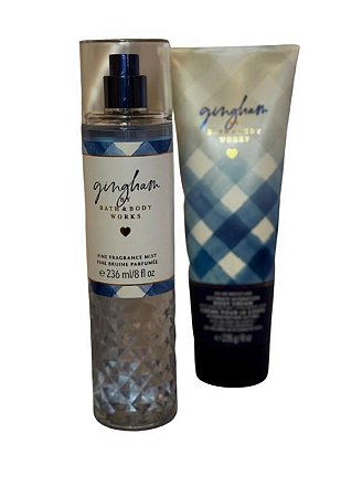 Kit Body Splash + Body Lotion Ginglam Bath & Body Works 236 ml+226ml