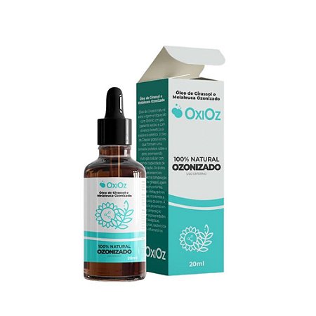 Óleo Ozonizado de Girassol com Melaleuca