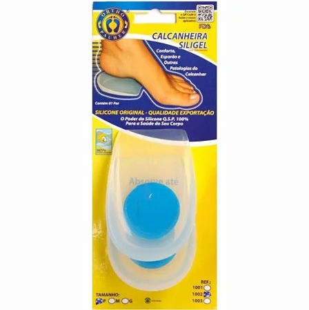 Calcanheira Siligel para Esporão com Ponto Azul