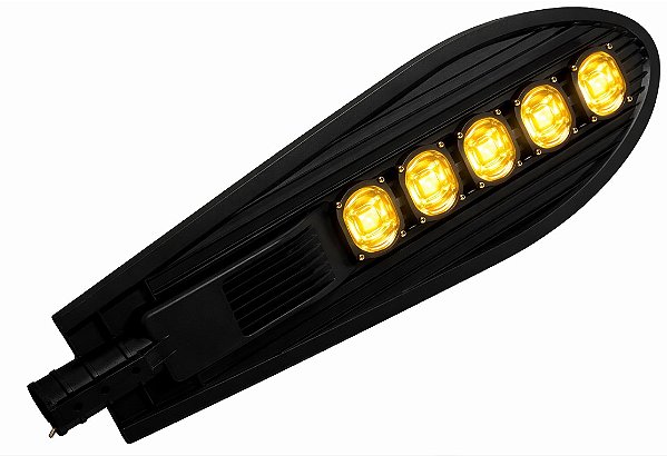 LUMINÁRIA PÚBLICA LED COB 250W - 3000K- BRANCO QUENTE - BIVOLT