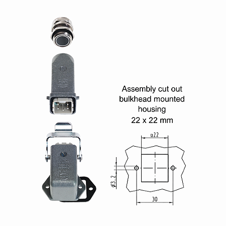 Conector Industrial Han-Kit® 4AWM