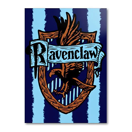 Placa Decorativa Harry Potter Corvinal (Pequena 10x14,5 cm)