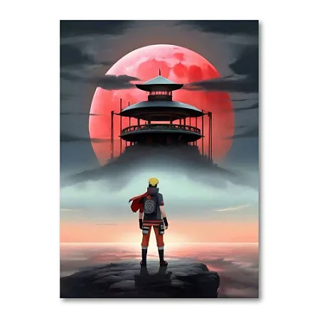 Placa Decorativa Naruto (Grande 30x42cm)