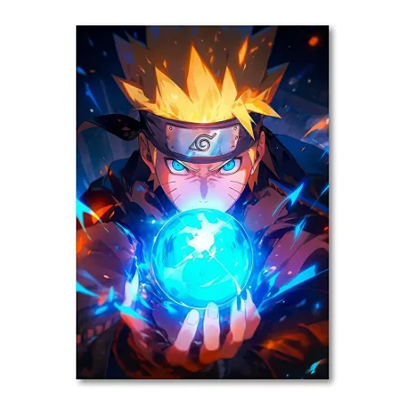 Placa Decorativa Naruto (Grande 30x42cm)