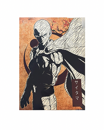 Placa Decorativa OPM Saitama (Grande 30x42cm)