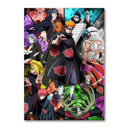 Placa Decorativa Naruto - Aktuski (Pequena 10x14,5)