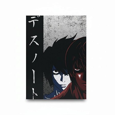 Placa Decorativa Death Note (Pequena 10x14,5 cm)