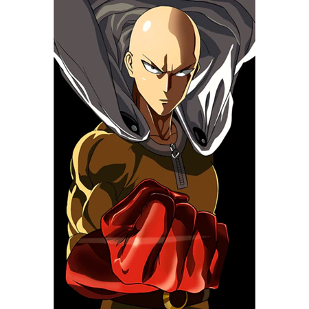 Placa Decorativa Opm - Saitama (Media 21x30 cm)