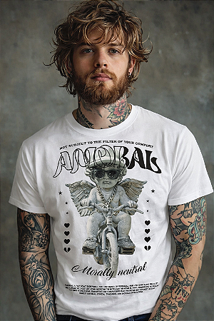 Camiseta básica masculina