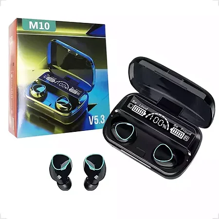 Fone De Ouvido Sem Fio Potipo M10-tws Bluetooth 5.1, Fone De Ouvido Intra-auricular