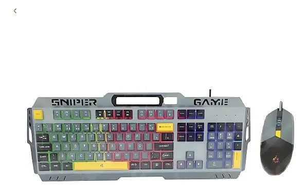 Kit Gamer Mouse E Teclado Knup Madset TE147