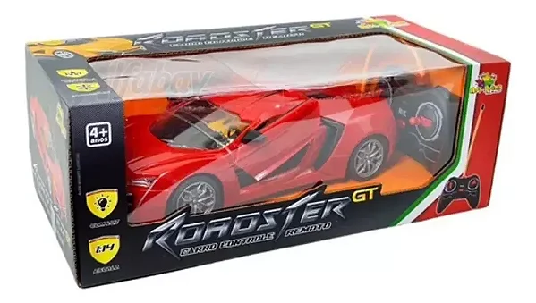 Carro Road Speed Controle Remoto 7 Funções C/ Luz Vermelho