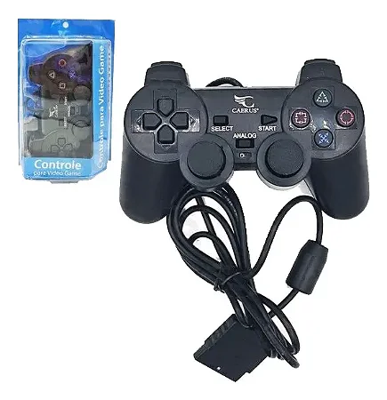 Controle Para Playstation 2 No Blister Caerus Crs-gm03