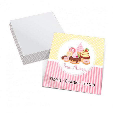 Mini Cartão de Visita Impressão Colorida na Frente no Couchê 250g
