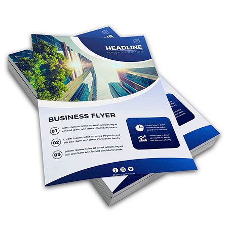 Folheto 10 x 20CM com Impressão Colorida na Frente e Verso no papel Couchê Brilho 115g