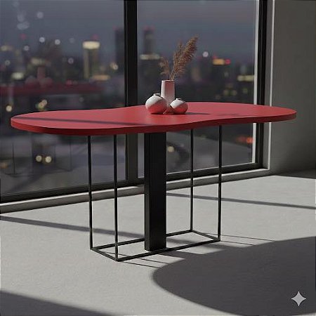 Mesa orgânica MDF Organ estilo industrial