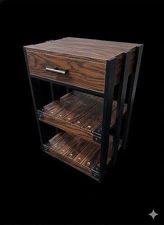 Gabinete MDF Madeirado Industrial para cuba