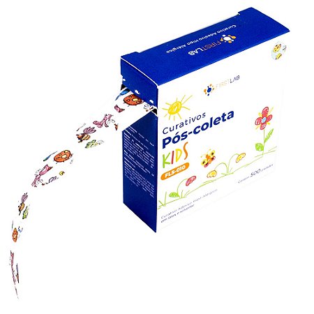 Curativo Pós Coleta Kids Adesivo Hipoalérgico Redondo C/500 FL5-010