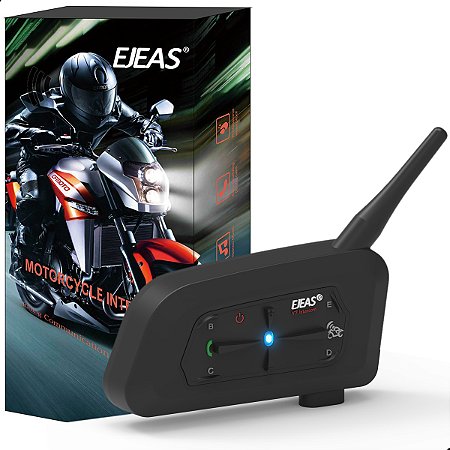 Intercomunicador Ejeas V7 700m Conecta Até 7