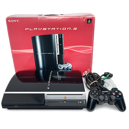 PlayStation 3 Fat 40GB CECHH-00 Japonês – Completo na Caixa – Serial Batendo