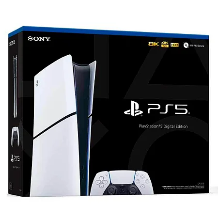 Console Sony PlayStation 5 Slim 4K Edição Digital 825GB SSD