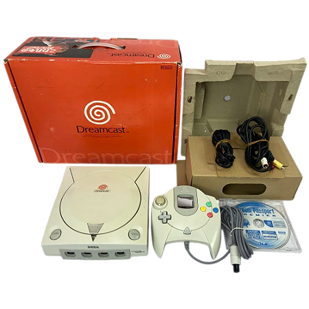 Console Sega Dreamcast Japonês – Completo na Caixa – Serial Batendo