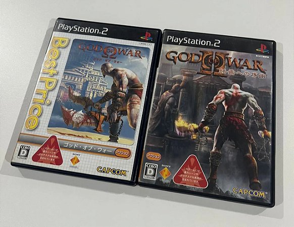 Kit God Of War 1 e 2 Japonês