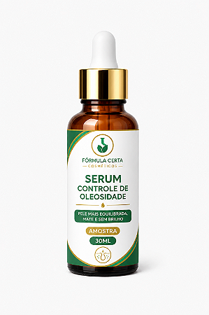 SERUM CONTROLE DE OLEOSIDADE 30ML - AMOSTRA