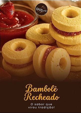 Biscoito Amanteigado Bambolê Recheado