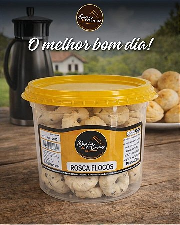 Biscoito Amanteigado Rosca de Flocos