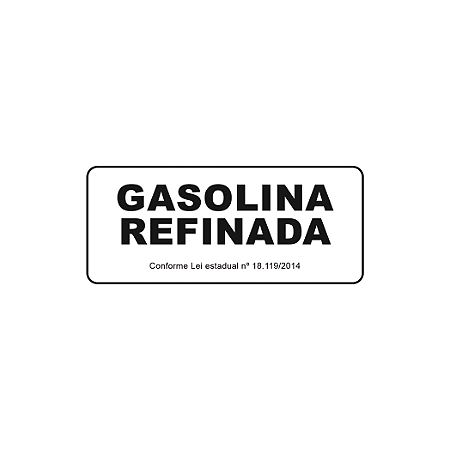 Adesivo ANP Gasolina Refinada