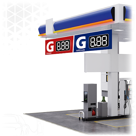 Faixa de Preço Gasolina comum e Gasolina Aditivada