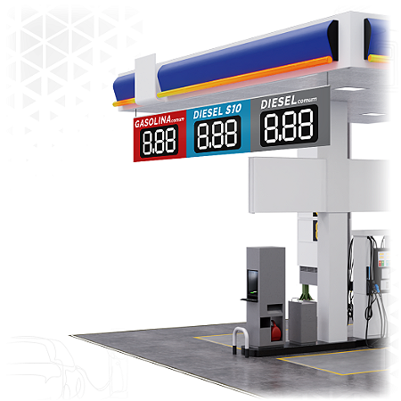 Faixa de Preço Gasolina comum Diesel S10 e Diesel Comum