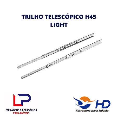 Corrediça telescópica HD light 35cm em Araçatuba