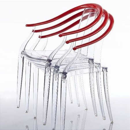 4 Unidades Cadeira Francesa Miming Philippe Starck Xo Design