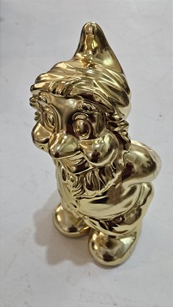 Estatueta Gnomo Dourado Mr. Gold – Seletti Itália